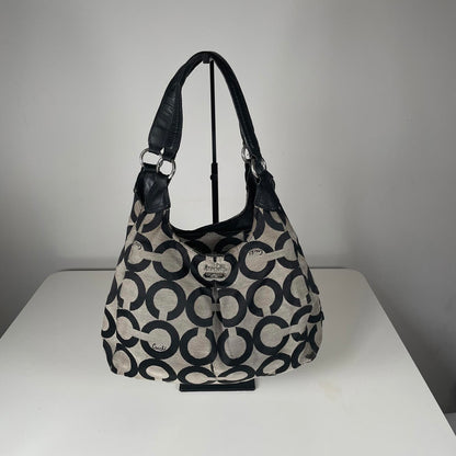 Coach Madison Maggie OP Art Jacquard Handbag H1381-21125M