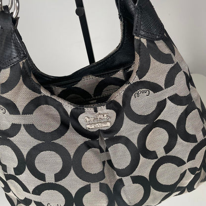 Coach Madison Maggie OP Art Jacquard Handbag H1381-21125M