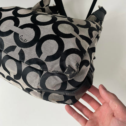 Coach Madison Maggie OP Art Jacquard Handbag H1381-21125M