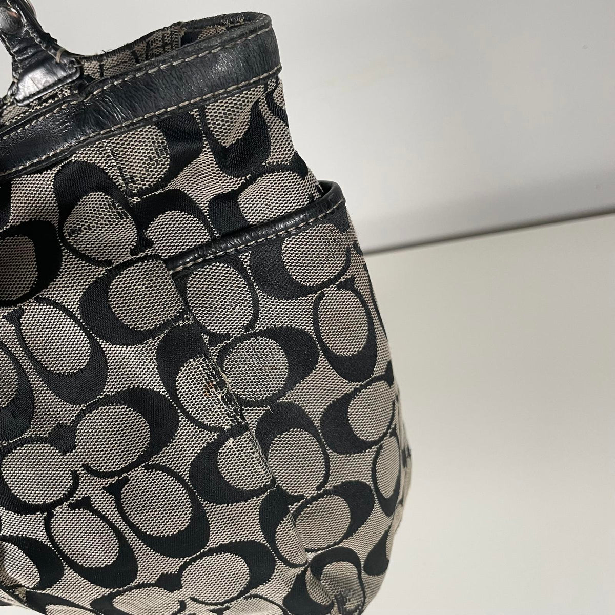 Coach East West Signature Grey Tote Bag H1076-F15146