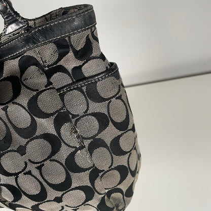 Coach East West Signature Grey Tote Bag H1076-F15146
