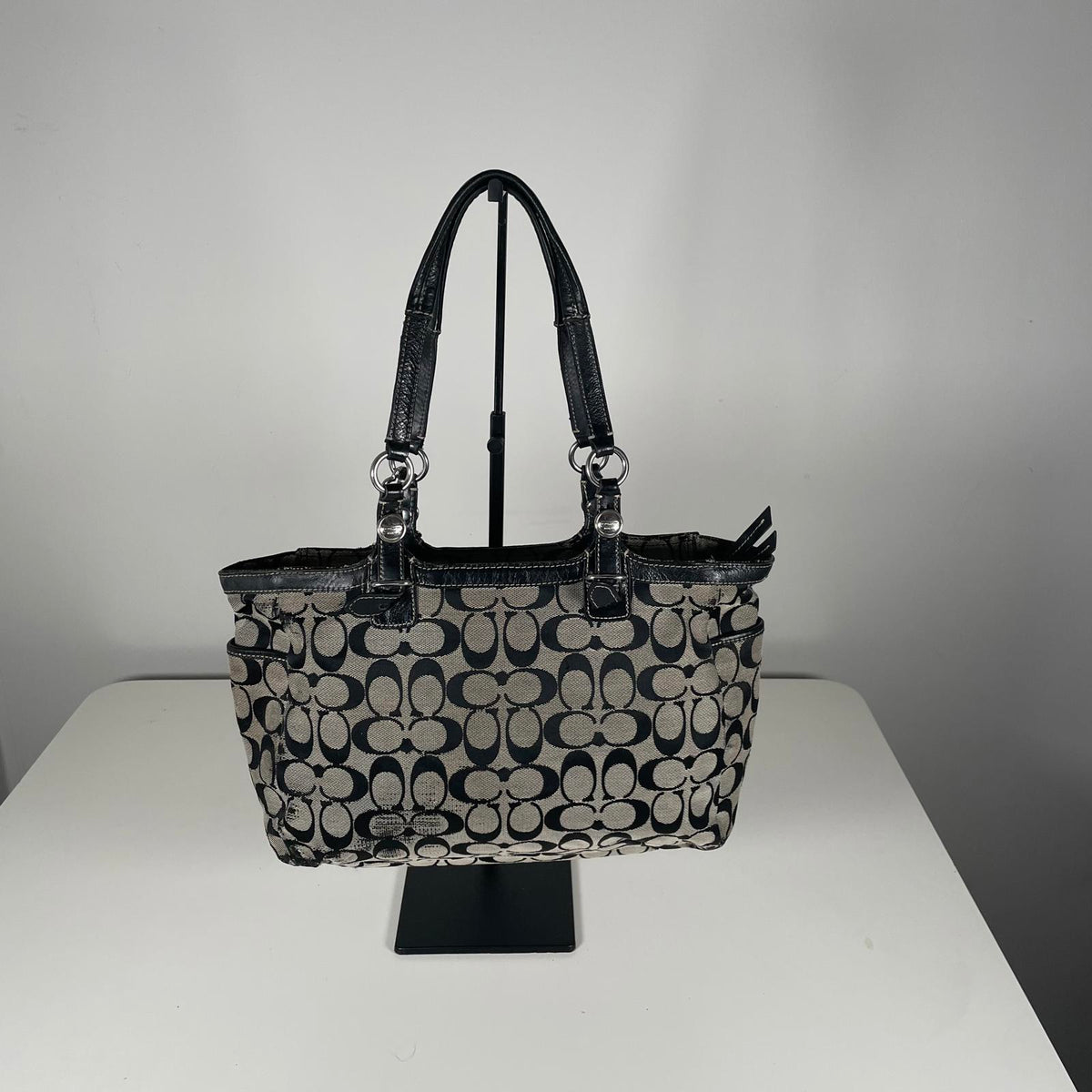 Coach East West Signature Grey Tote Bag H1076-F15146