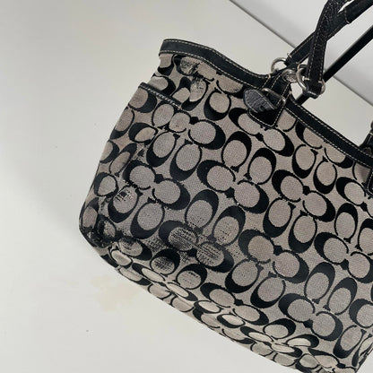 Coach East West Signature Grey Tote Bag H1076-F15146