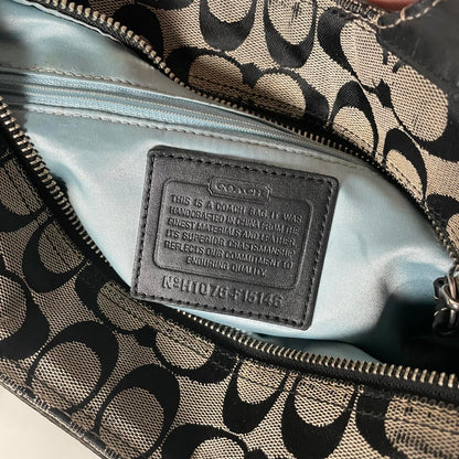 Coach East West Signature Grey Tote Bag H1076-F15146