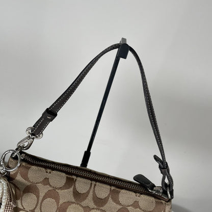 Vintage Y2K Coach Mini Demi Brown Shoulder Bag Handbag Purse G055-6094