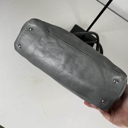 Coach Penelope Silver Pebbled Leather Shoulder Bag H1169-F16531