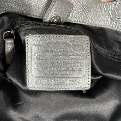Coach Penelope Silver Pebbled Leather Shoulder Bag H1169-F16531