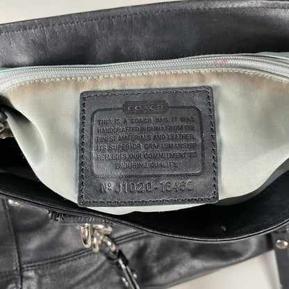 Coach Black Leather Carryall Shoulder Bag J1020-16460