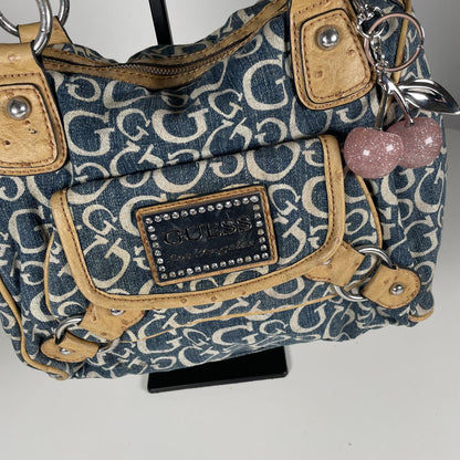 Guess Blue Denim Handbag Shoulder Bag