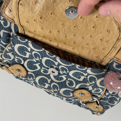 Guess Blue Denim Handbag Shoulder Bag
