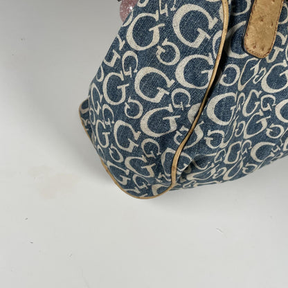Guess Blue Denim Handbag Shoulder Bag