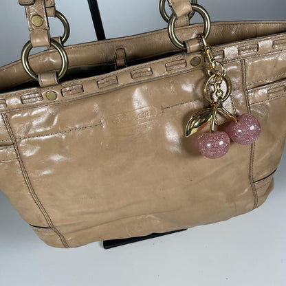 Vintage Y2K Coach Camel Gallery Tote Bag Leather Shoulder Bag A0873-11500