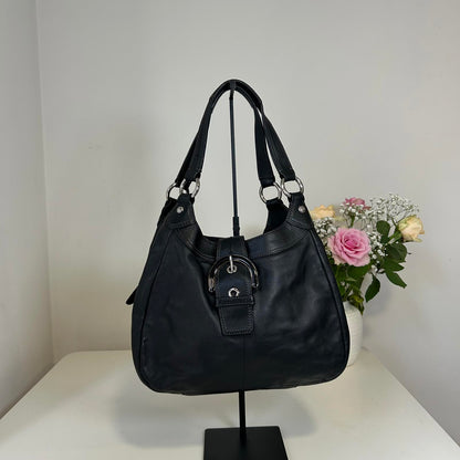 Coach Soho Hobo Black Leather Shoulder Bag F1149-F17219