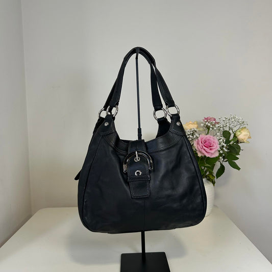 Coach Soho Hobo Black Leather Shoulder Bag F1149-F17219