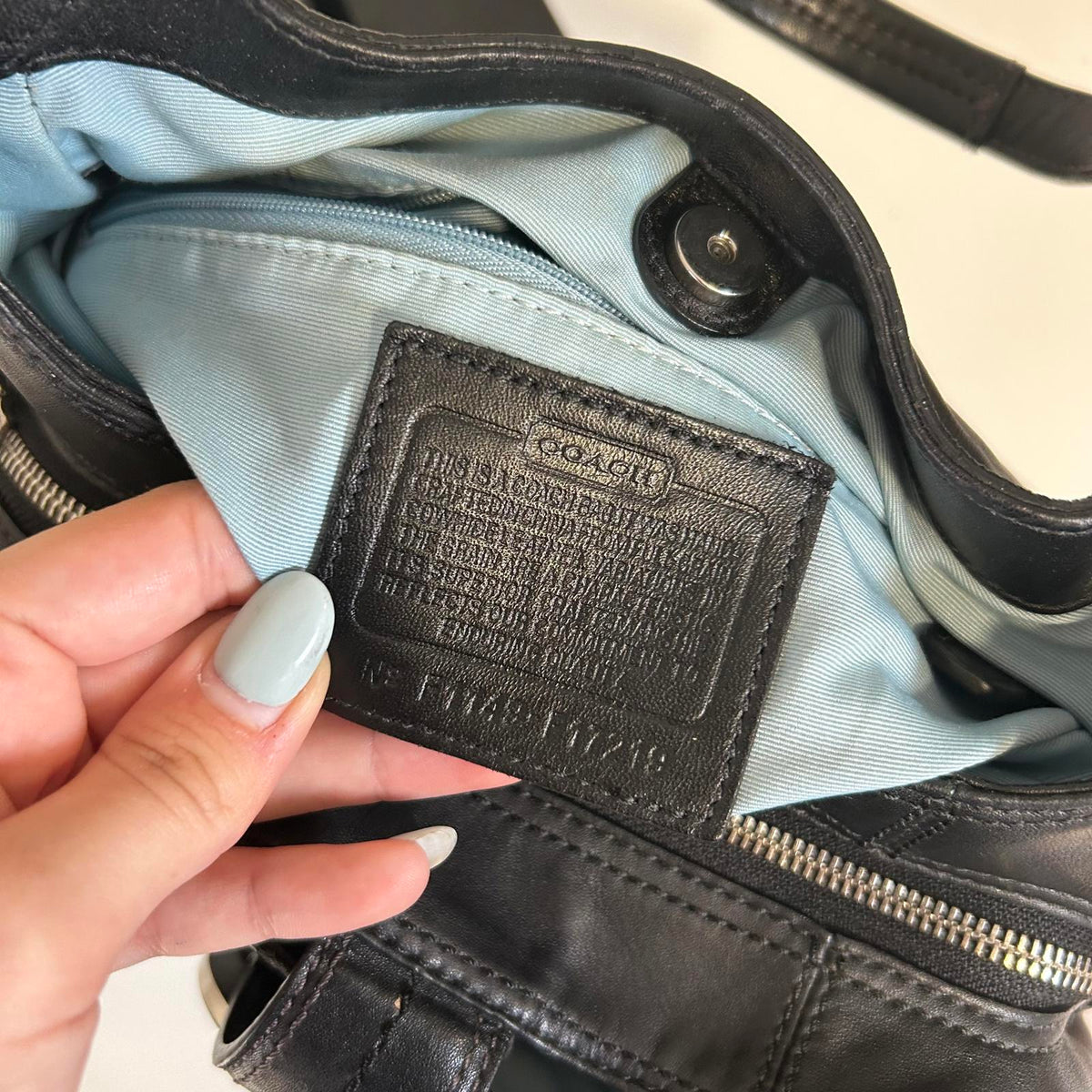 Coach Soho Hobo Black Leather Shoulder Bag F1149-F17219