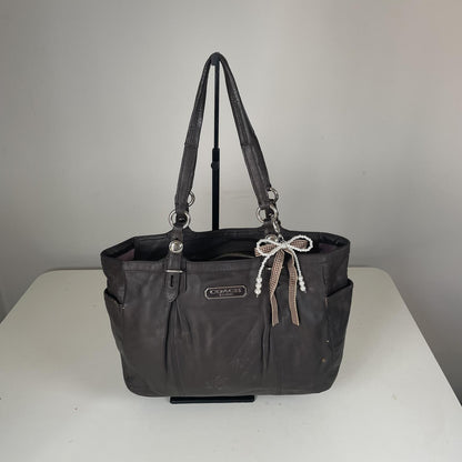 Coach Brown Leather Shoulder Bag F1059-F15457