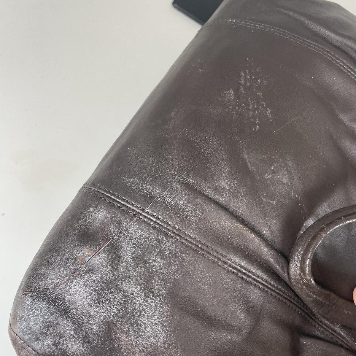 Coach Brown Leather Shoulder Bag F1059-F15457