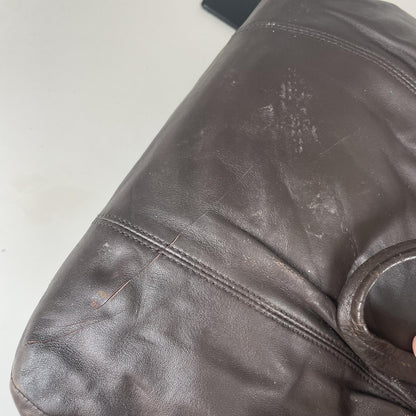 Coach Brown Leather Shoulder Bag F1059-F15457