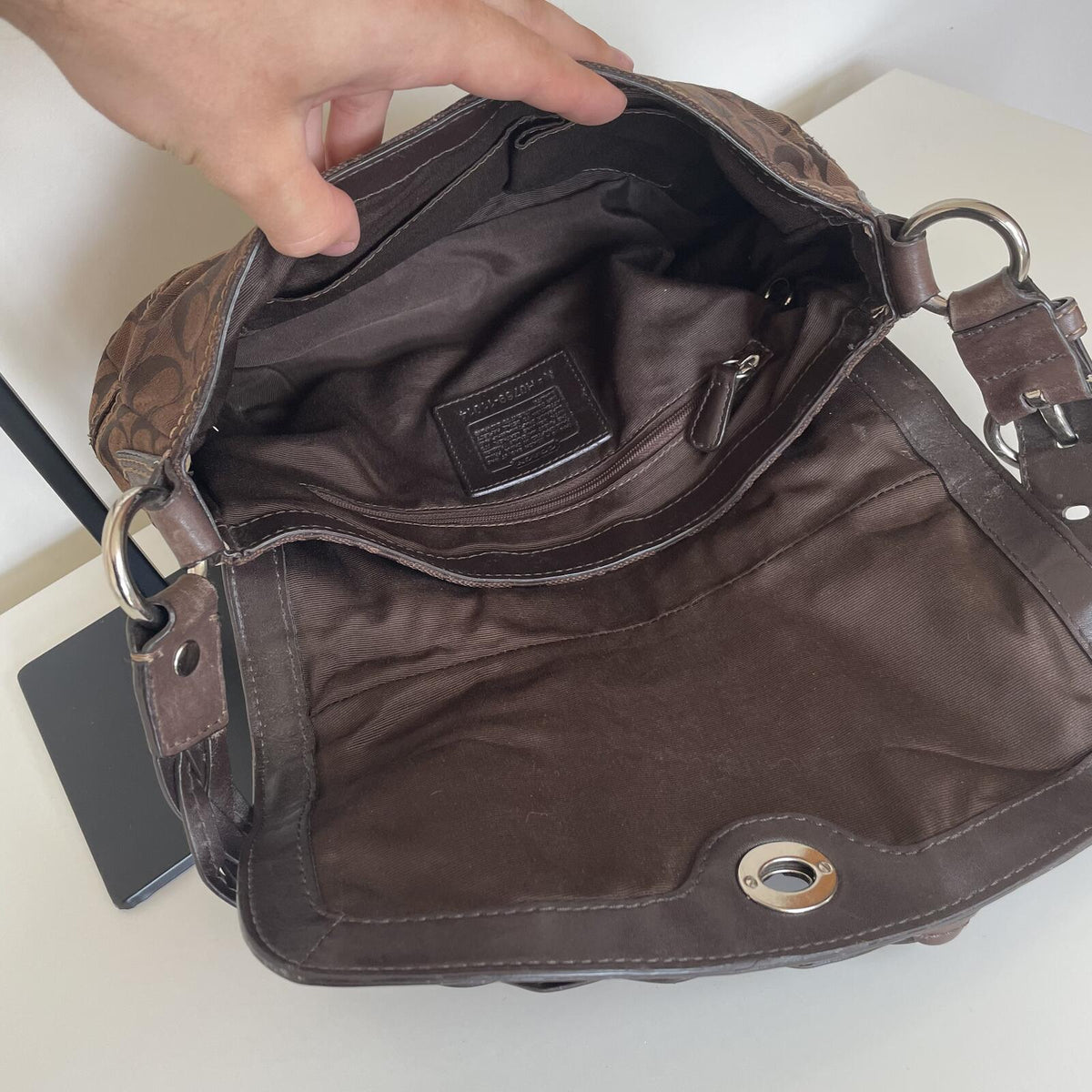 Coach Brown Turnlock Soho Shoulder Bag H0769-11014