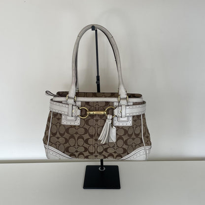 Coach Beige Hampton Shoulder Bag H0673-10507