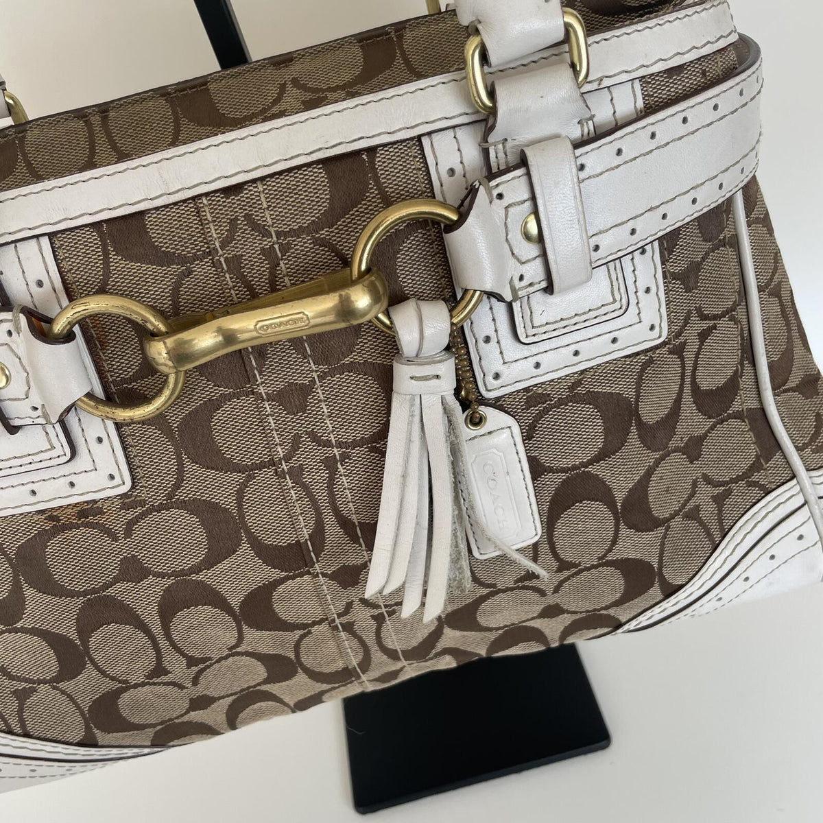Coach Beige Hampton Shoulder Bag H0673-10507