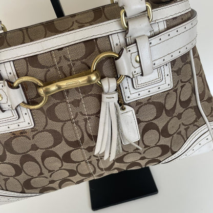 Coach Beige Hampton Shoulder Bag H0673-10507