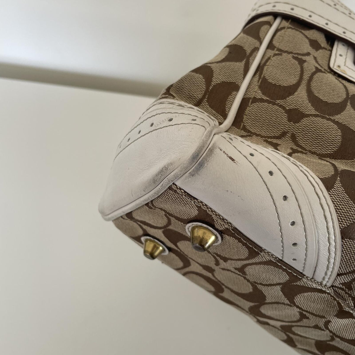 Coach Beige Hampton Shoulder Bag H0673-10507