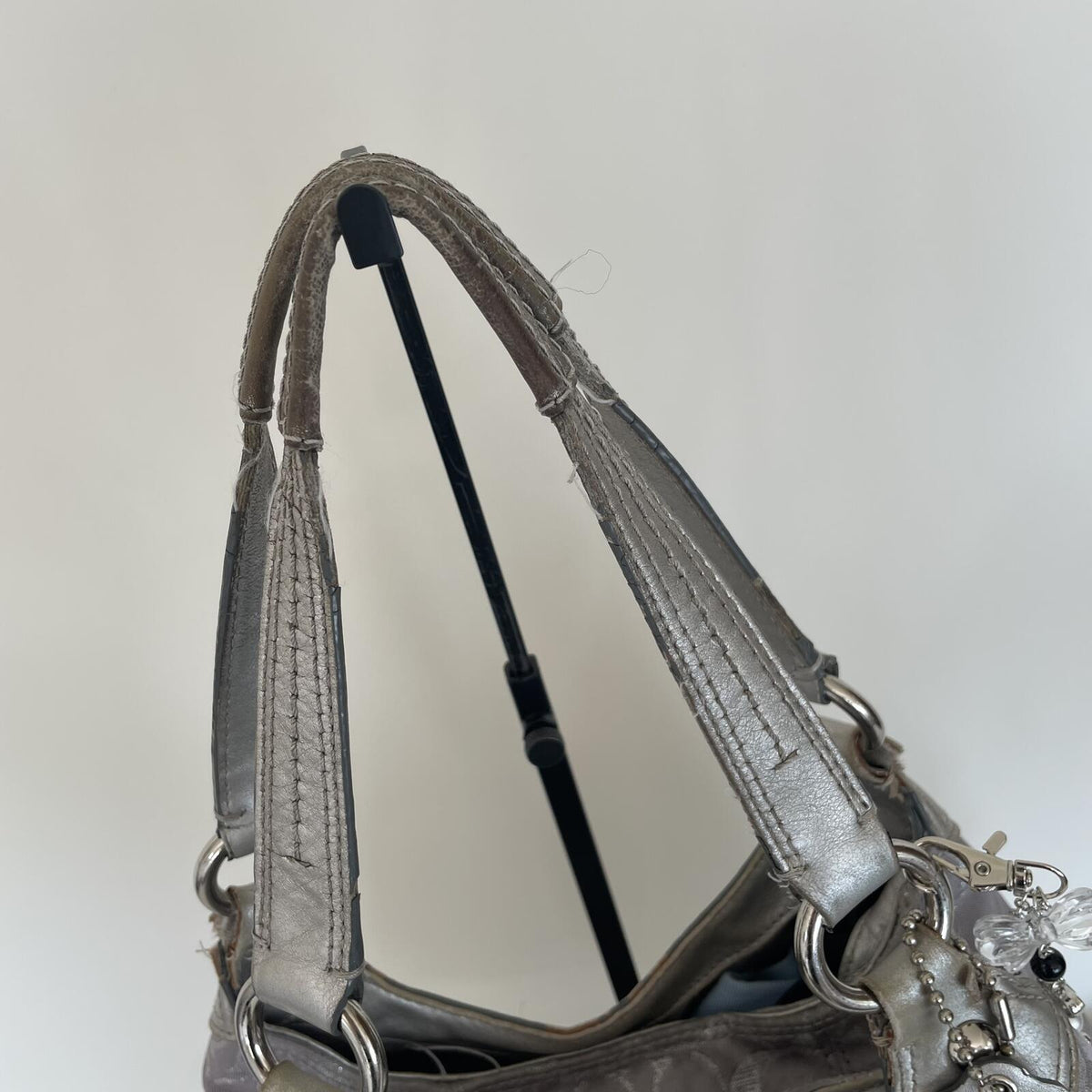 Coach Lilac and Silver 3-Compartment Hobo Shoulder Bag K1193-F18911