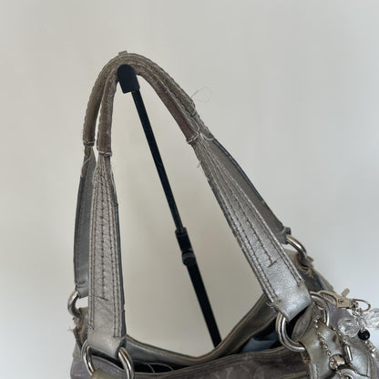 Coach Lilac and Silver 3-Compartment Hobo Shoulder Bag K1193-F18911