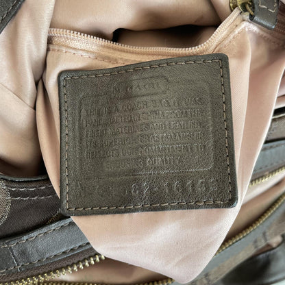 Coach Mia Signature C Brown Maggie Shoulder Bag G1082-16153