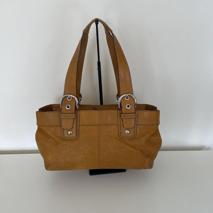 Coach Tan Leather Soho Pleated Shoulder Bag D1075-F13732