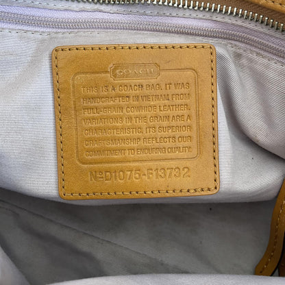 Coach Tan Leather Soho Pleated Shoulder Bag D1075-F13732