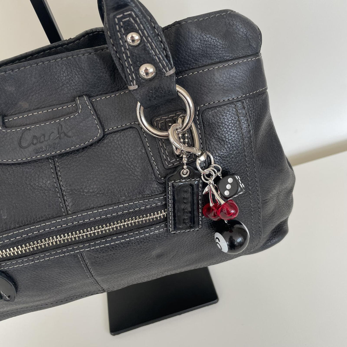 Coach Black Pebbled Leather Penelope Shoulder Bag D1049-F14686