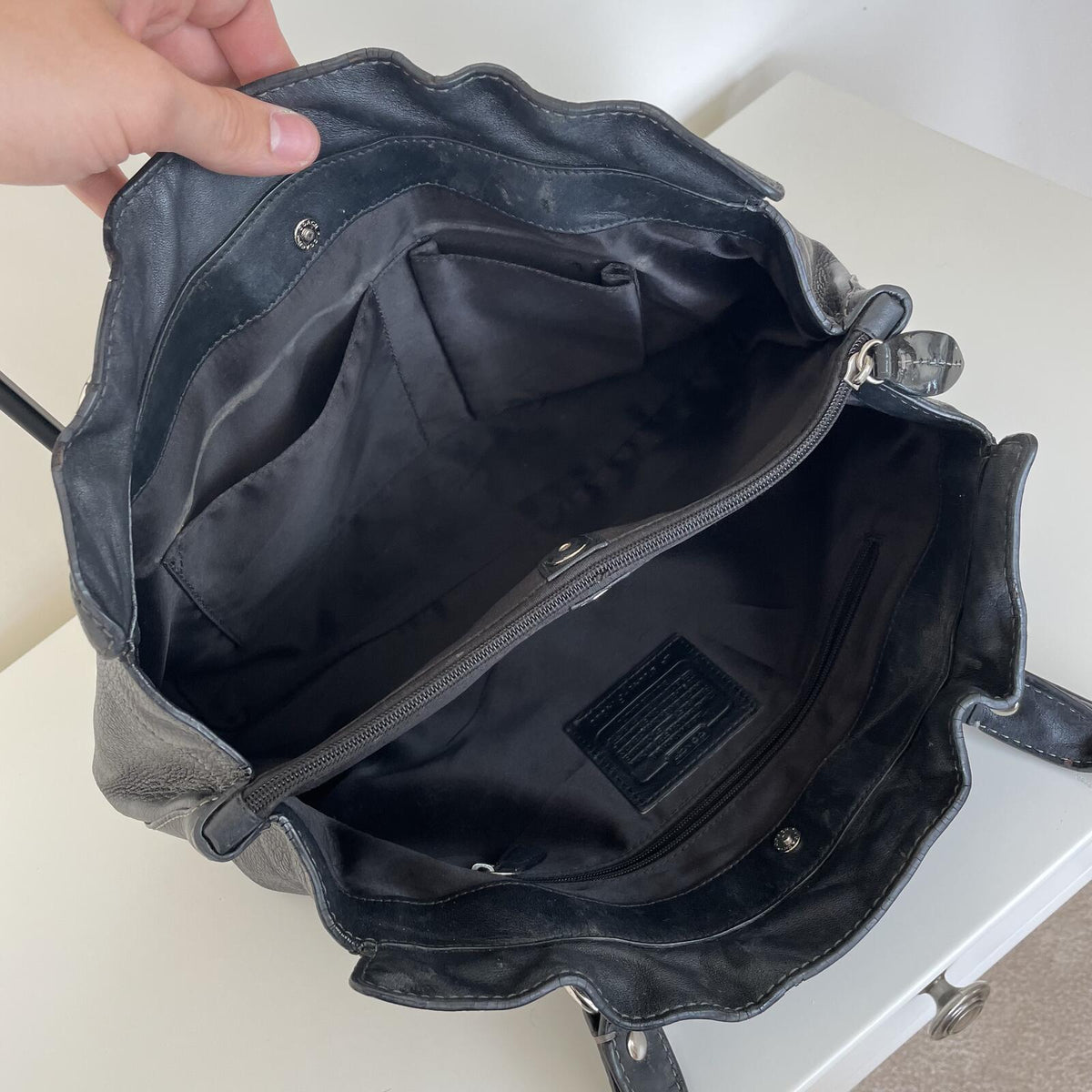 Coach Black Pebbled Leather Penelope Shoulder Bag D1049-F14686