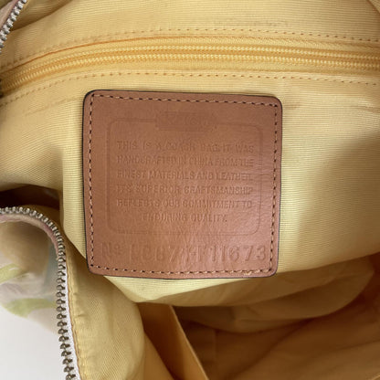 Coach Hampton Signature Pastel Shoulder Hobo Bag L0871-F11673