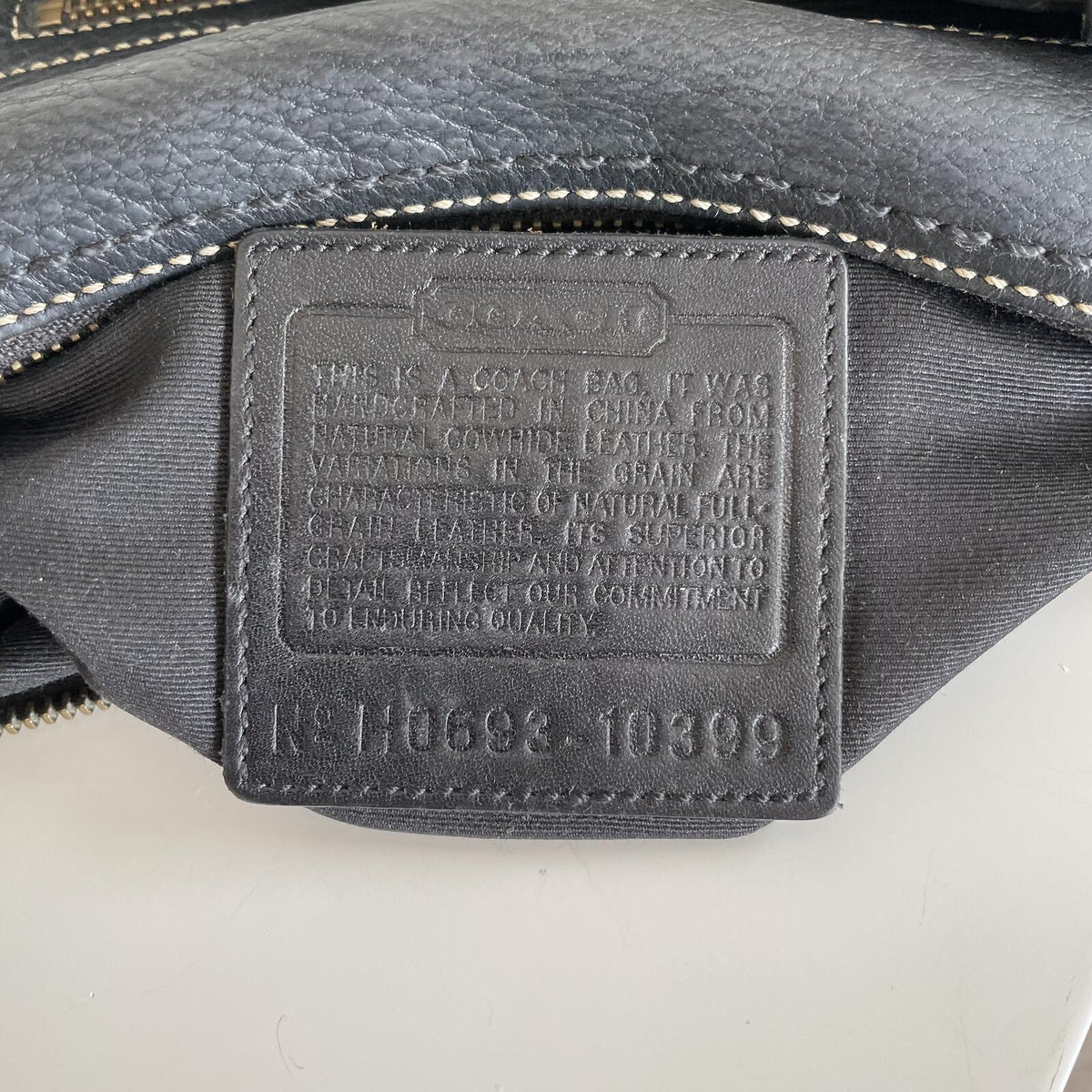 Coach Black Chelsea Laced Pebbled Leather Crossbody Bag H0693-10399