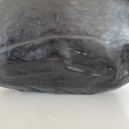 Coach Black Patent Zoe Shoulder Bag F1026-F15471