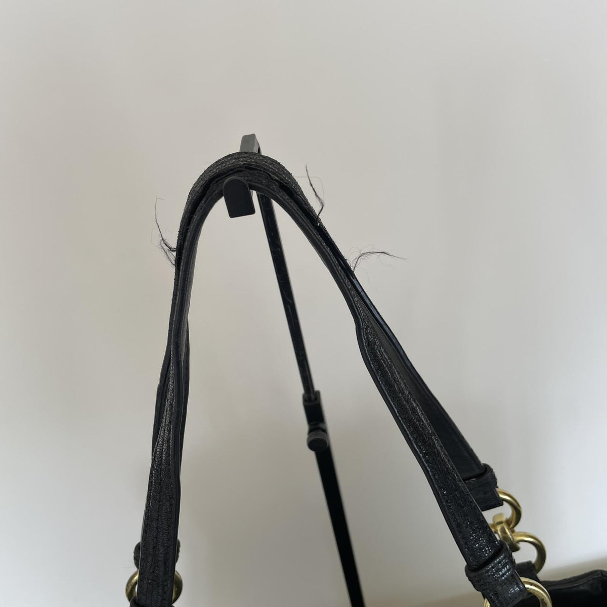 Coach Black Leather Shoulder Bag K1275-F20812