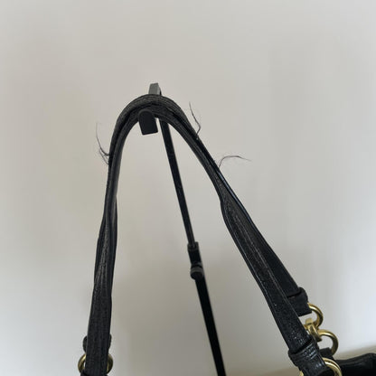 Coach Black Leather Shoulder Bag K1275-F20812