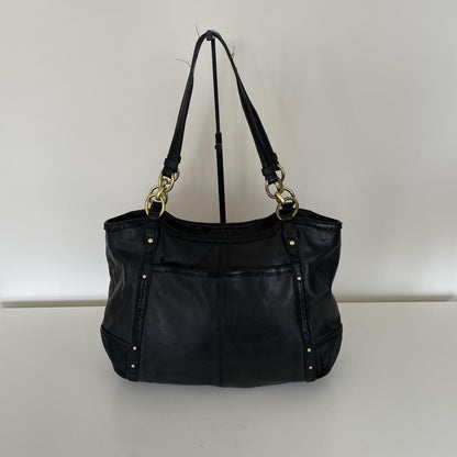 Coach Black Leather Shoulder Bag K1275-F20812