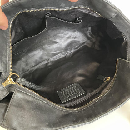 Coach Black Leather Shoulder Bag K1275-F20812