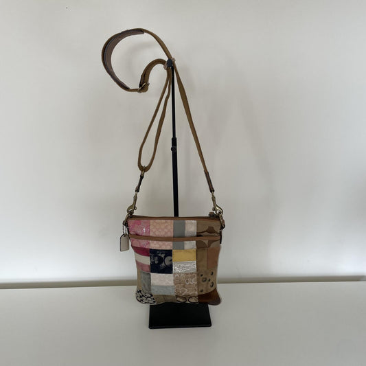 Coach Patchwork Gallery Swingpack Crossbody Bag B06Q-2362