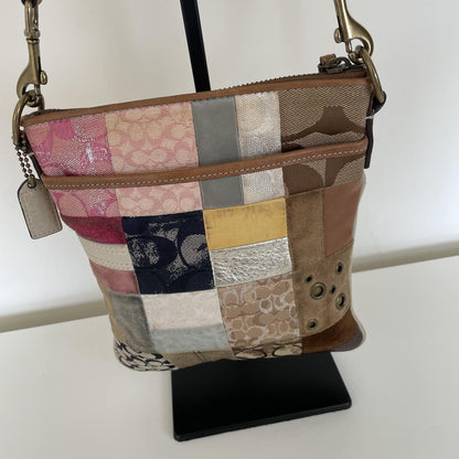 Coach Patchwork Gallery Swingpack Crossbody Bag B06Q-2362