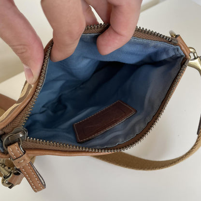 Coach Patchwork Gallery Swingpack Crossbody Bag B06Q-2362