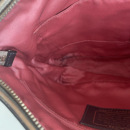 Coach Gold Signature Monogram Stripe Shoulder Bag G0849-12909