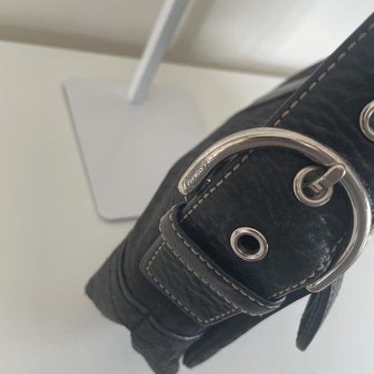 Coach Black Signature Monogram Soho Shoulder Bag M04U-1463