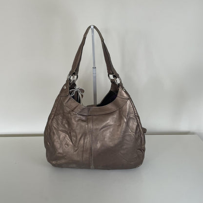 Coach Madison Lynn Bronze Metallic 3-Compartment Hobo Shoulder Bag H1193-F17092