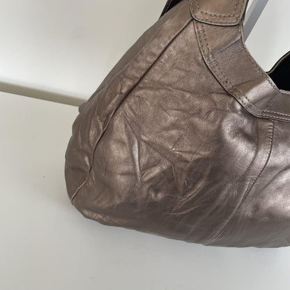 Coach Madison Lynn Bronze Metallic 3-Compartment Hobo Shoulder Bag H1193-F17092