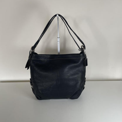 Coach Black Pebbled Leather Shoulder Bag K1176-F15064