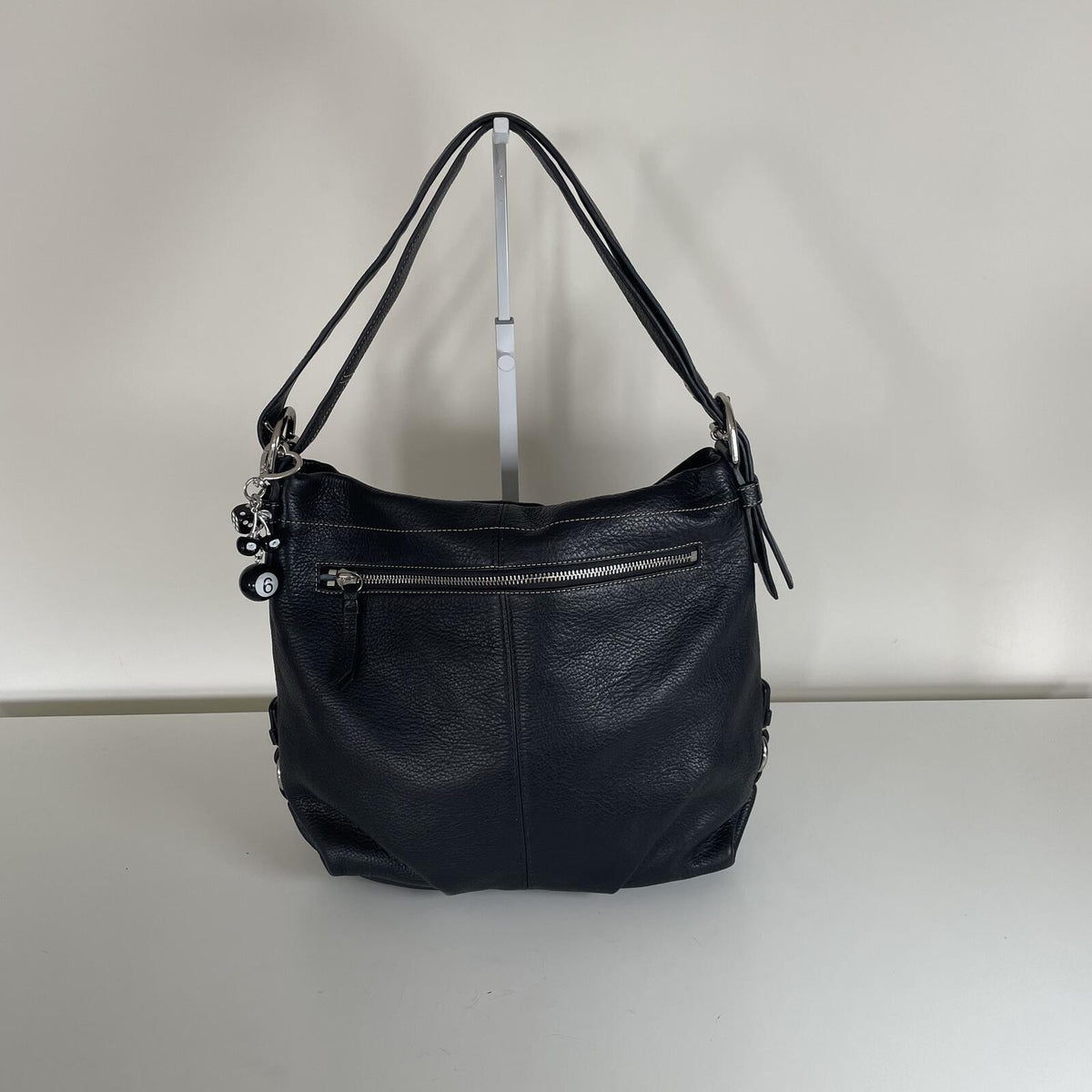 Coach Black Pebbled Leather Shoulder Bag K1176-F15064